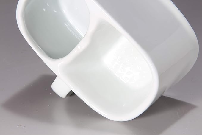 White Porcelain Thermal Shaving Cup, Arita Ware Frothing Mesh Shape, For Commercial Use, White -  Australia