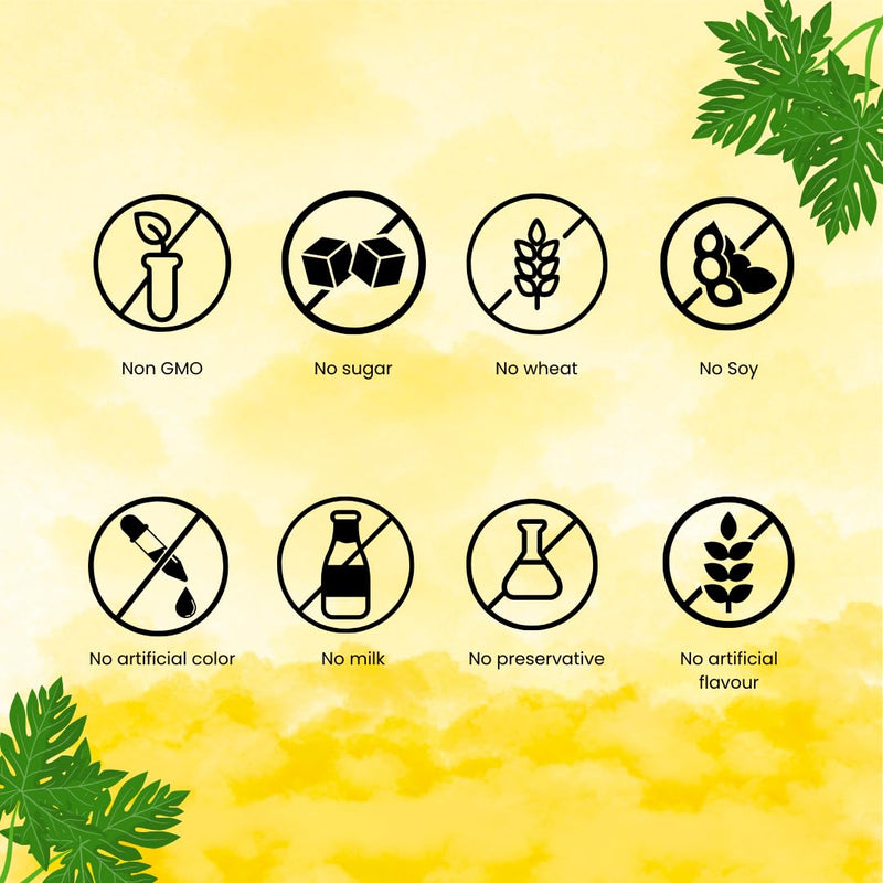 Papaya Leaf Capsules 500Mg Natural Papaya Leaf Extract 120 Vegan Capsules Non GMO Gluten Free Herbal Supplement No Fillers Or Additives - BeesActive Australia