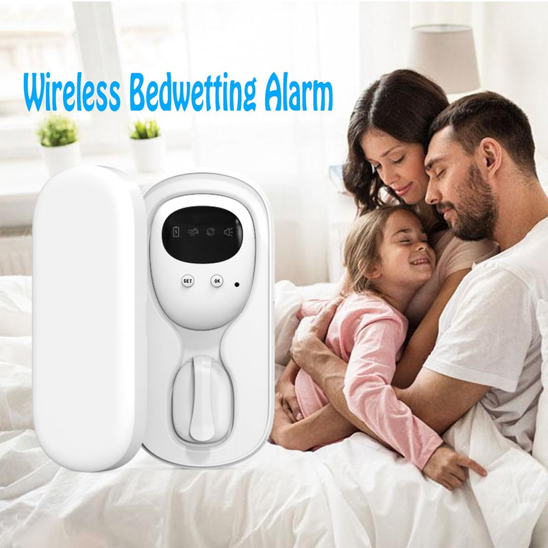 FENCY Wireless Bedwetting Alarm for Boys and Girls, USB Rechargeable, Pee Alarm, White - BeesActive Australia