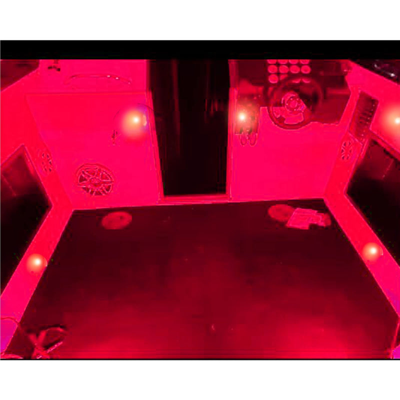 4Pcs DC 12V Red LED Marine Lighting Set for Boats and Yachts – Includes Interior, Navigation, Side Marker, Deck, Transom, Anchor, Stern, and Courtesy Lights - BeesActive Australia