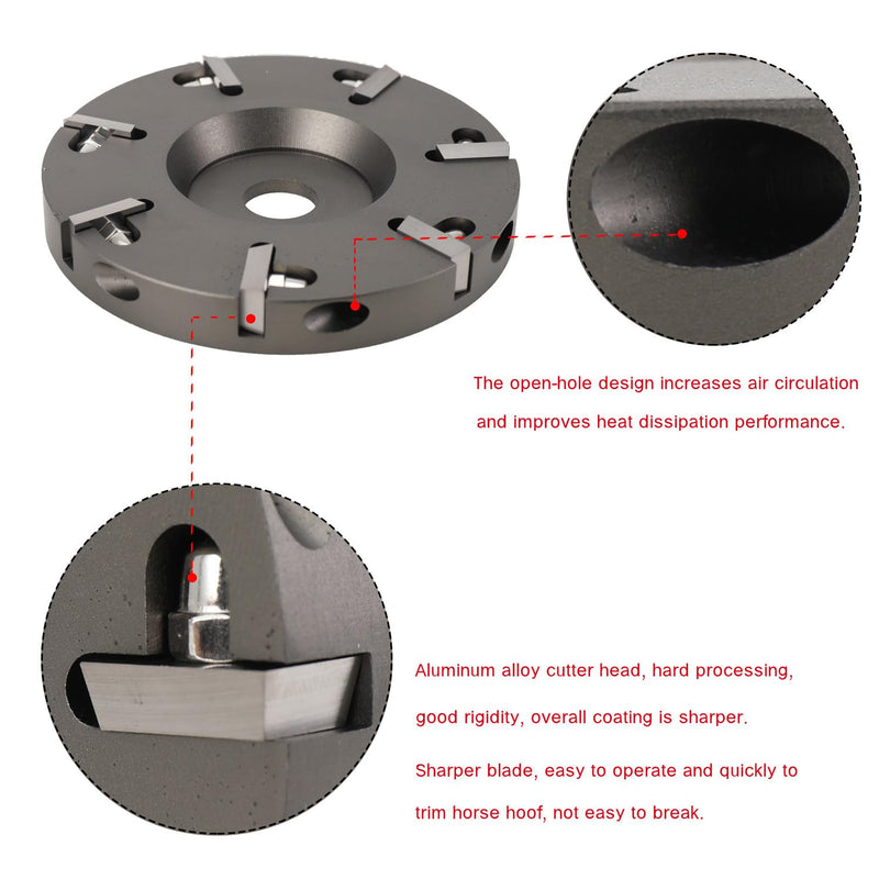 Hoof Trimming Disc Professional Hoof Trimming Disc Plate Electric Hoof Knife Tool Aluminium Alloy Livestock Sheep Cattles Horses Hoof Nipper Knife Tool - BeesActive Australia