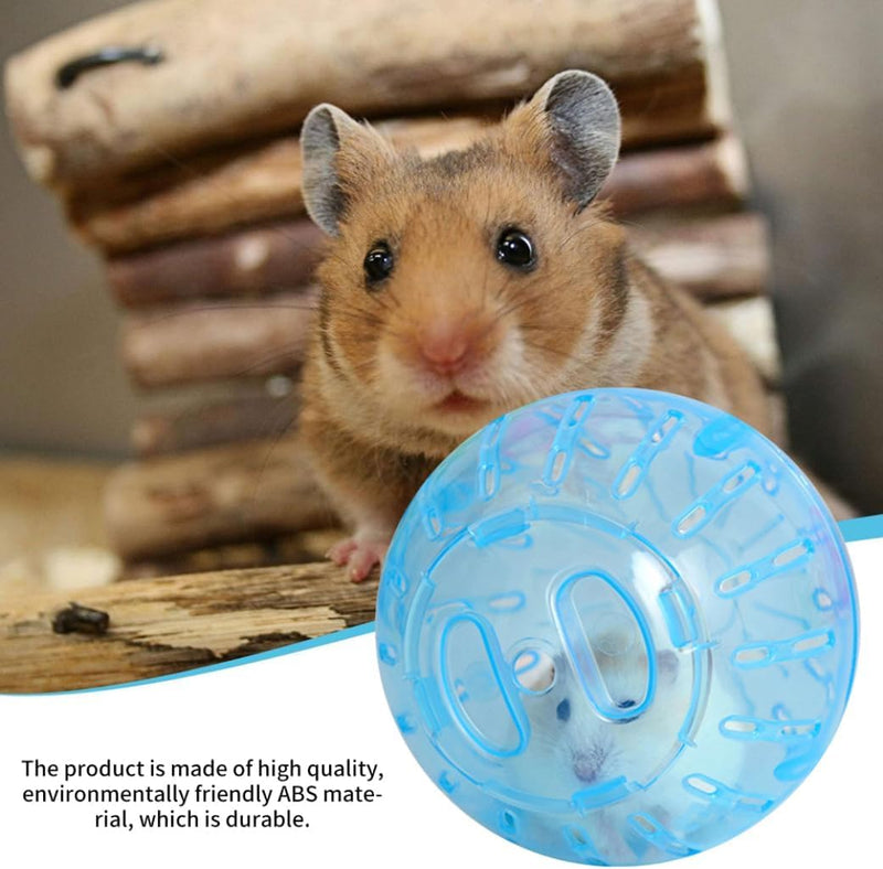 2Pcs Blue and Pink Hamster Balls Hamster Ball Transparent Dwarf Hamster Exercise Balls Running Wheel Gerbil Toys, Small Animals, Small Animal Health Supplies - BeesActive Australia