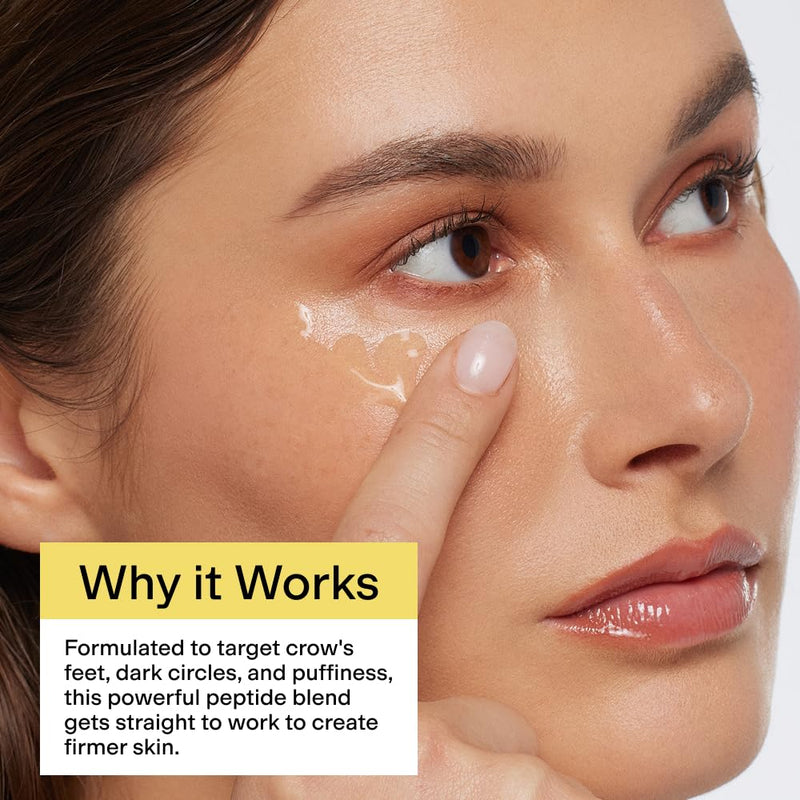 CLEARSTEM - BRIGHTEYES - Eye Gel - Nourishing Eye Cream - Cooling Gel - Stem Cells Blend - Peptides, Collagen, Aloe Vera - Gluten Free - Beauty, Self Care, Skin Care - 0.6 fl oz - BeesActive Australia