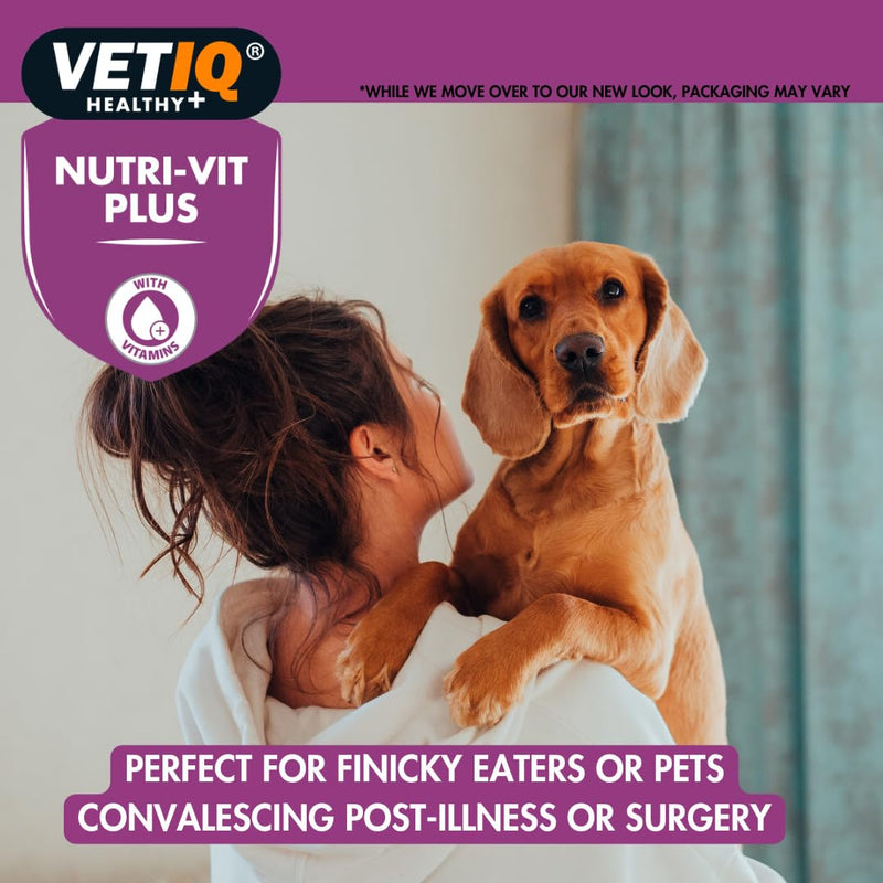 VETIQ Dog & Puppy Wellness Pack – Calming & Nutrition Support, Serene Calming Chews & Nutri-Vit Plus Paste High-Calorie Vitamin Supplement – Stress Relief & Vitality Support – From 12 wks Dog Gift Set