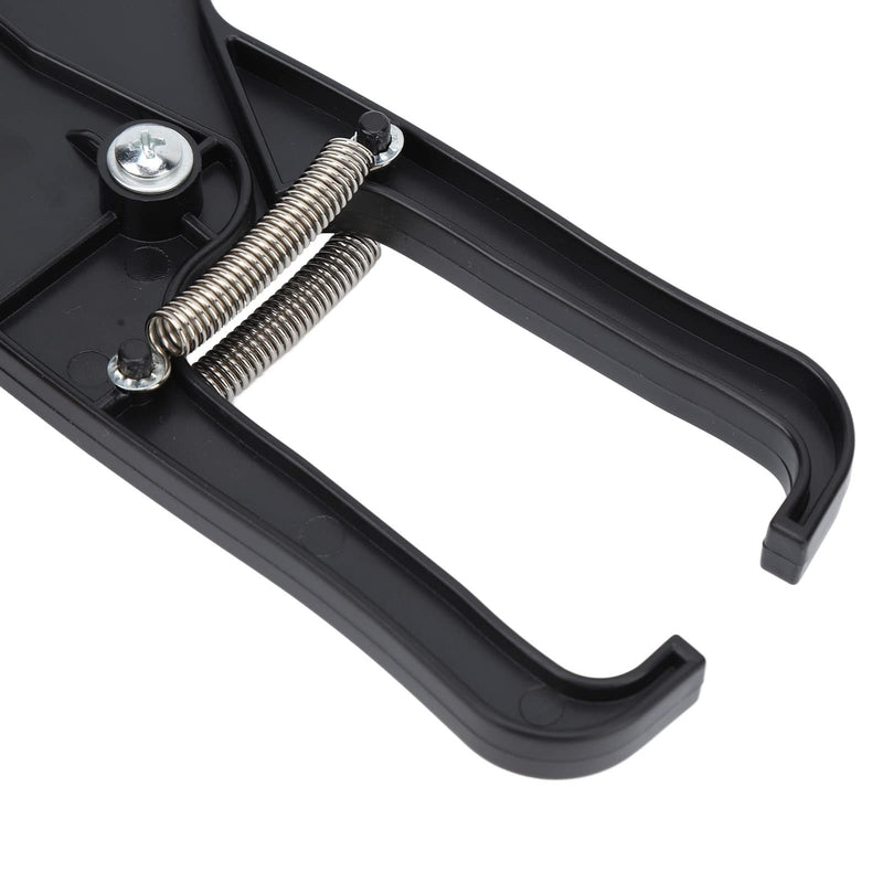 Body Fat Caliper, Professional Double Spring Skinfold Calipers and Body Fat Tape Measure Tool for Accurately Measuring BMI Skin Fold Fitness(Black) Black - BeesActive Australia