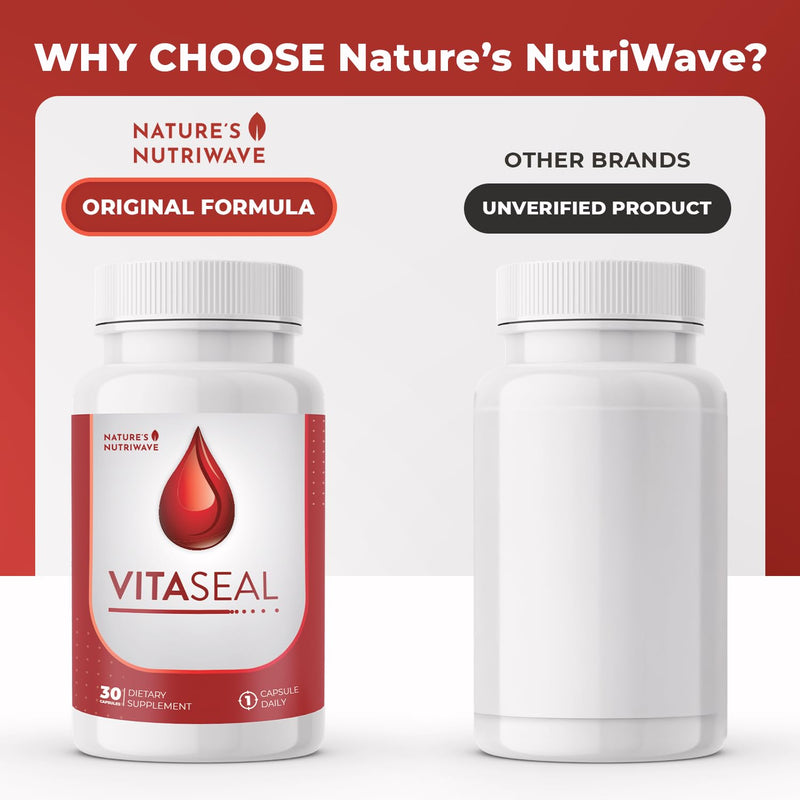 Vitaseal – Botanicals, Vitamin C, E & Minerals – 30 Ct, 3 Month Supply | Botanicals, Vitamins C & E and minerals | Non-Habit Forming, Vegan, Made in USA | Easy-to-swallow capsule 30 Count (Pack of 3)