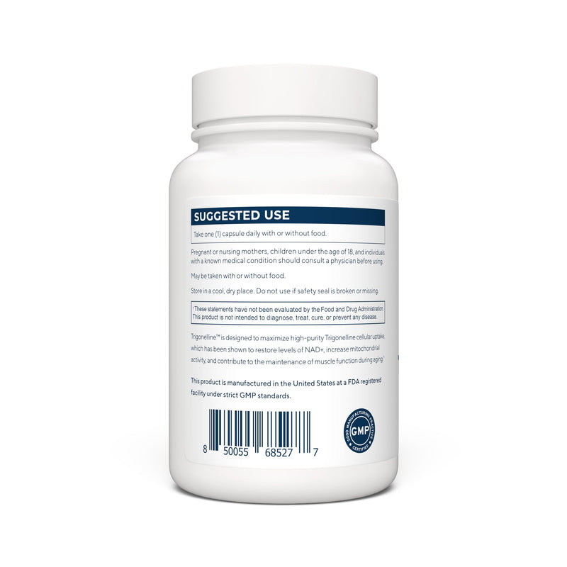 Renue By Science Trigonelline | High Strength Trigonelline TRG Methylated Niacin - 250mg Trigonilline Supplement Capsules | Non-GMO | Made in the USA & Third-Party Tested