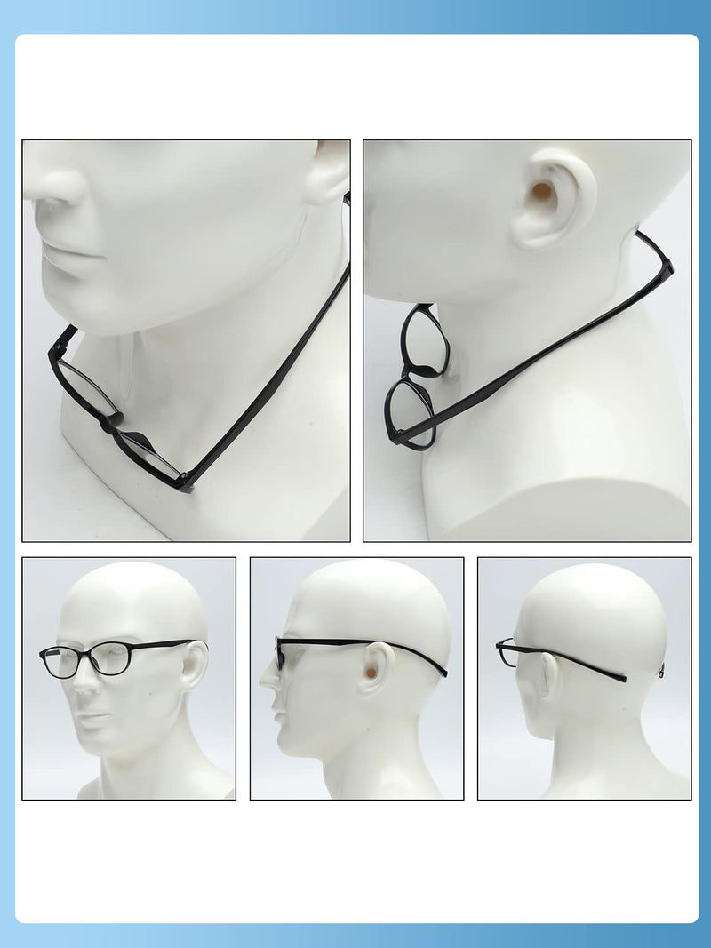 JM 2 Pack Magnetic Reading Glasses for Men Women, Hang Neck Blue Light Blocking Computer Readers Black & Tortoise +2.75 #2 Tortoise & Black 2.75 x - BeesActive Australia