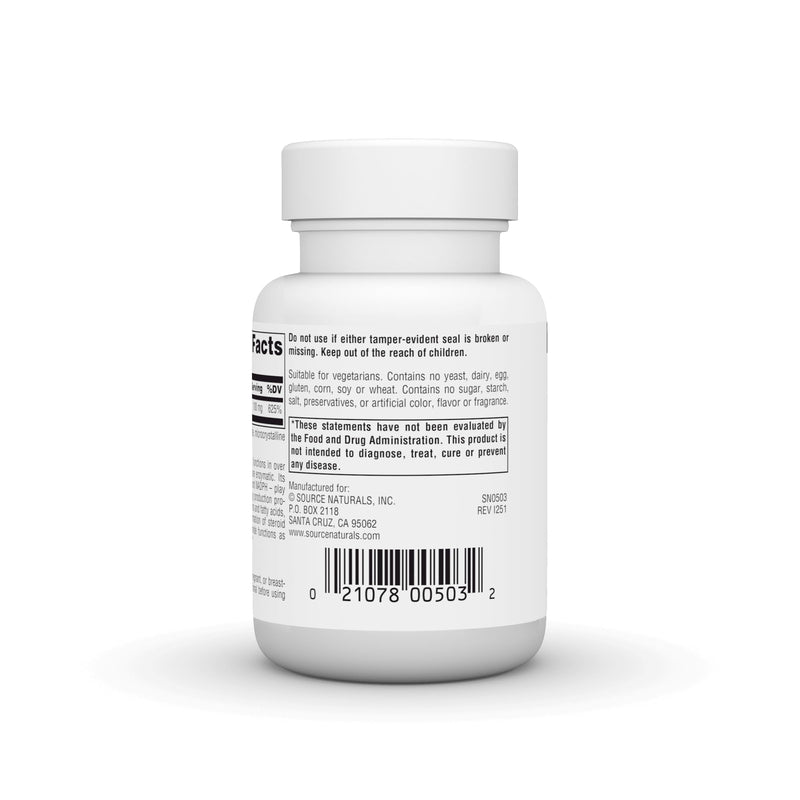 Source Naturals Niacinamide B-3, Dietary Supplement - 100 mg - 100 Tablets
