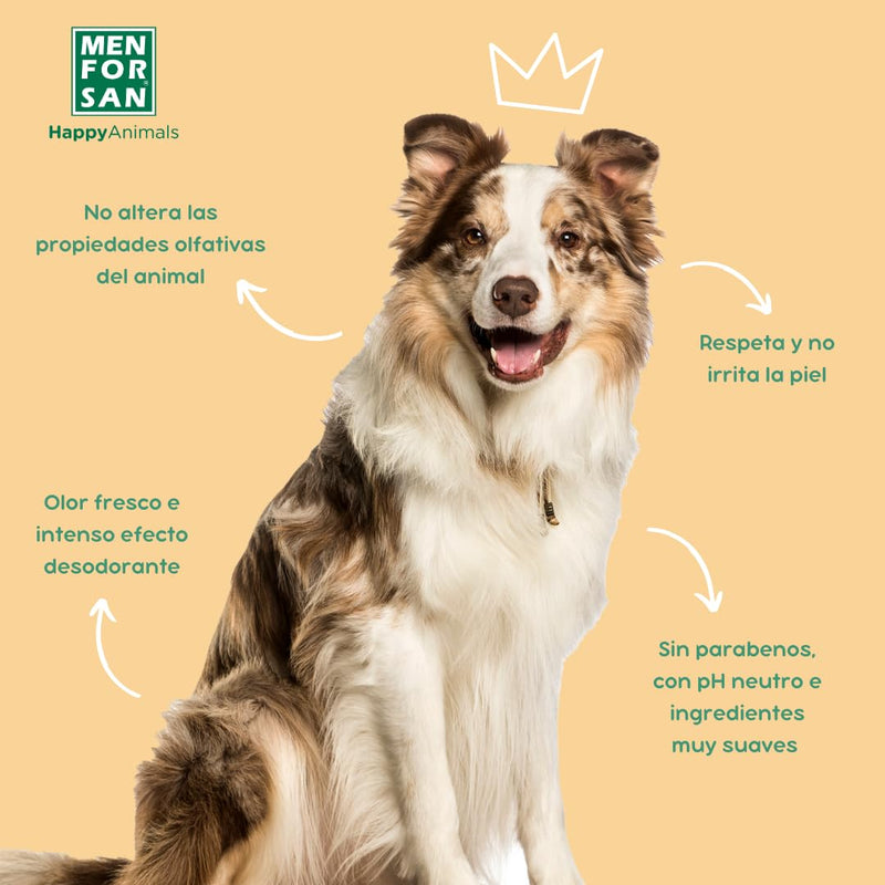 MENFORSAN Cologne for dogs vanilla and orange 125ml, sweet, fruity and long-lasting aroma 125 ml (pack of 1) - BeesActive Australia