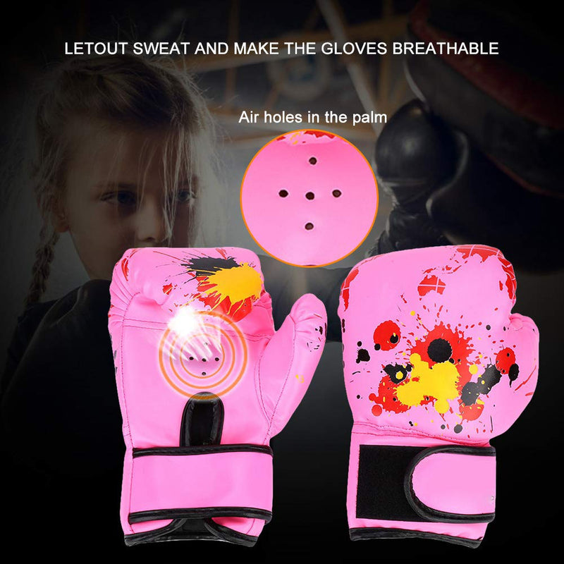 Children Boxing Gloves, PU Material, PU Boxing Gloves, Adjustable Fit for Kids Ages 2-11, Family Training, School Classes, Boxing Clubs, and Children's Sports Activities