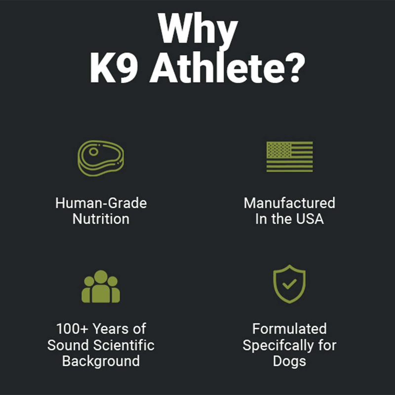 K9 Athlete - K9 Pro | Dog Probiotic Powder - Dog Probiotics and Digestive Enzymes - Anti-Diarrhea K9 Nutritional Supplement - Canine Probiotic for K9 Digestive Support - Probiotics for Canines