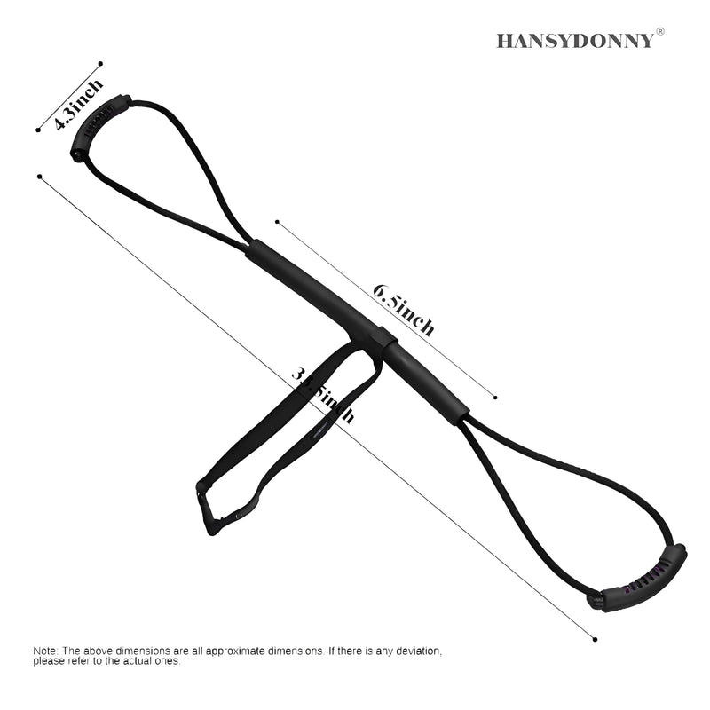 𝐇𝐀𝐍𝐒𝐘𝐃𝐎𝐍𝐍𝐘 Boxing Resistance Bands for Explosive Strength and Speed Training - Enhance Your Boxing Skills Anywhere, Anytime Black2.0(35LB)