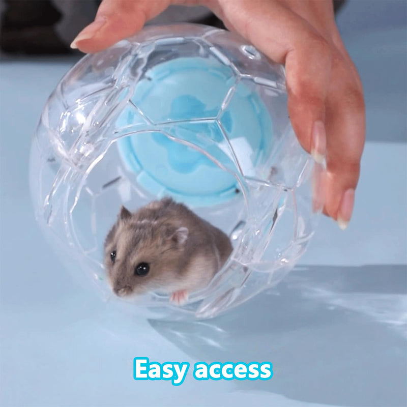 Hamster Ball - 6 Inch Dwarf Hamster Ball with Football Design, Exciting Hamster Toys for Your Small Pets (5.9in) 5.9in - BeesActive Australia