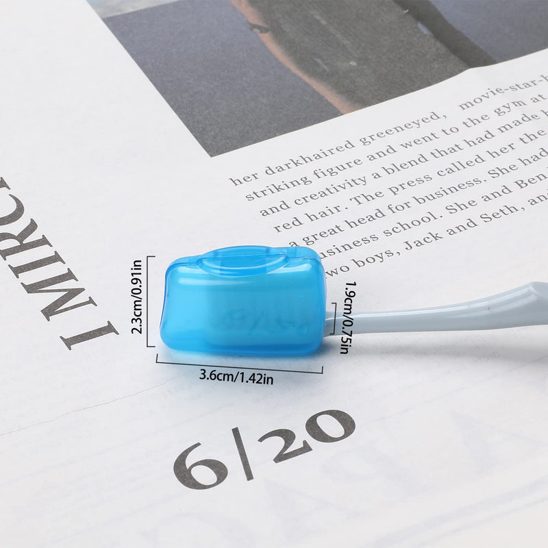 5 Pcs Toothbrush Cover Toothbrush Covers Caps Portable Toothbrush Head Case Cover Travel Toothbrush Head Holder for Home Office Hotel Outdoor - BeesActive Australia
