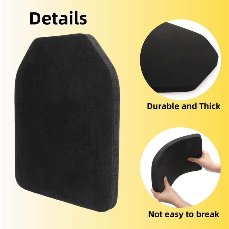 6 Pieces Vest Inner Plate, 12 x 9.4 x 0.8 Inch Lightweight EVA Vest Liner Foam Pad, Protective Pad Cushions Foam Shock Plates for Strength Training, Running, Plate Carrier - BeesActive Australia