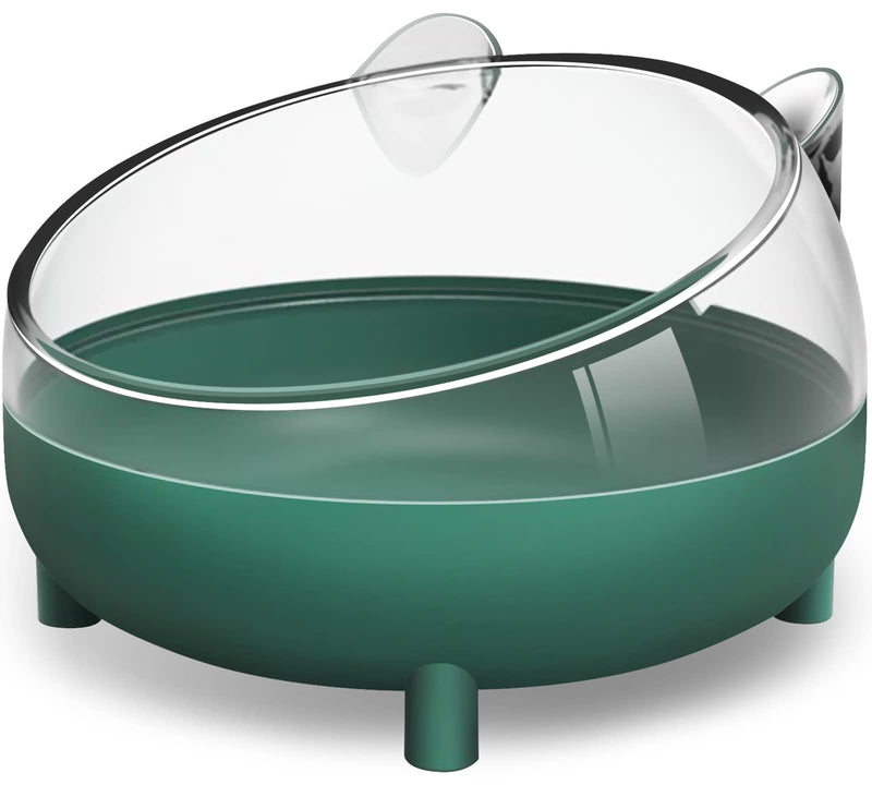 Hamster Food Bowl, Elevated Tilted Pet Feeder, Reduces Neck Strain, Suitable for Dwarf Hamsters, Gerbils, Mice, Puppies, and Other Small Animals Green - BeesActive Australia