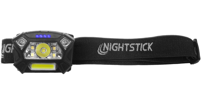 Nightstick NSP-4400B Dual-Light Headlamp w/Motion Sensing Activation - 3 AAA - Black