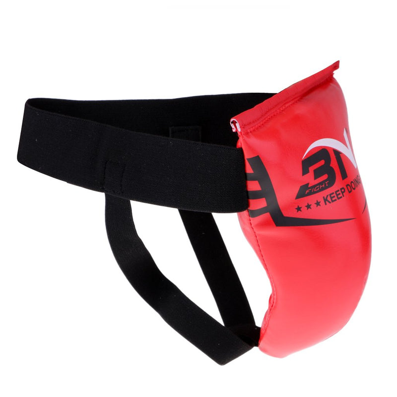 SM SunniMix Safety Groin for Kids Adult, Boxing Cup -Fitting, MMA BBJ Grappling for Men Youth Red S Kids