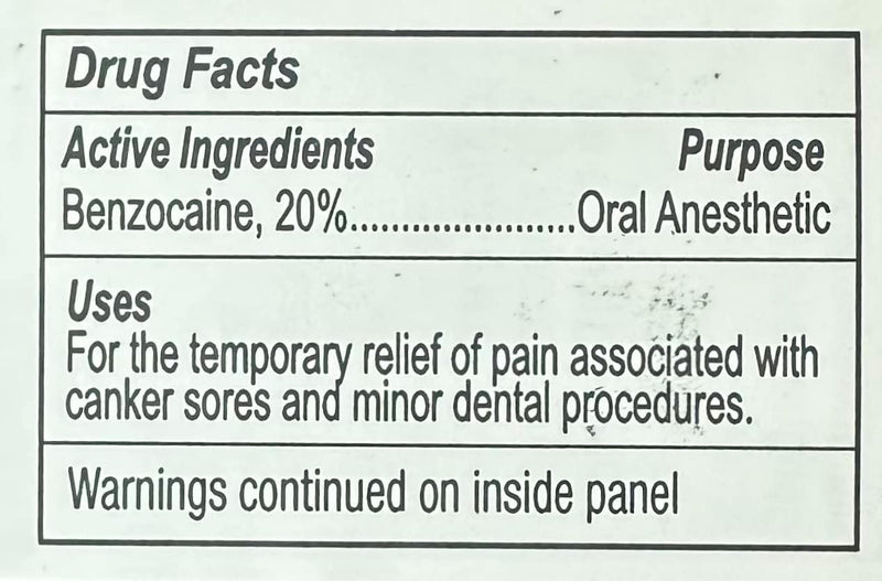 IOLITE Oral Topical Gel with Xylitol and Vitamin E - Gluten Free - Relief for Canker Soars and Dental Pains (1oz, Bubblegum) 1 Ounce