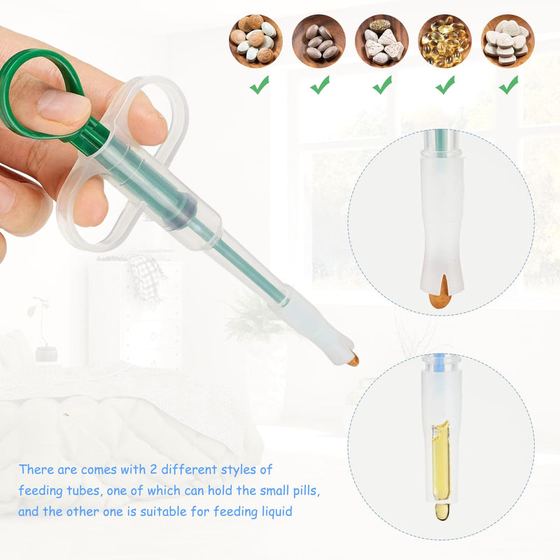 Pack of 5 Tablet Dispenser Cat Tablet Dispenser for Cats, Pill Assist Cat Comfortable Pet Accessories for Dogs and Cats, Universal Calcium Tablets and Deworming Medication for Pets - BeesActive Australia