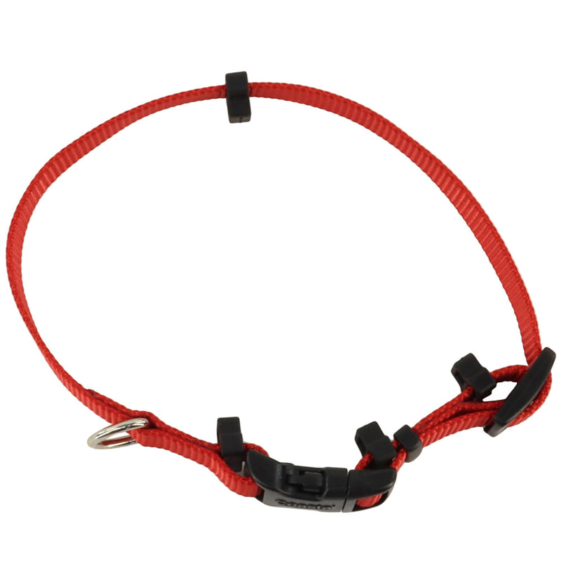 Coastal Pet SecureAway Collar Protector for Flea Collars - Adjustable pet Accessory - Protective Flea Collar for Dogs & Puppy - Red, 5/8" x 8-12"