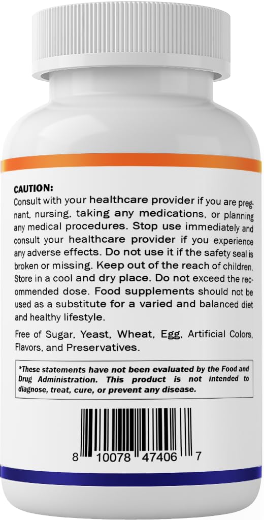 Vitamatic Acidophilus Probiotic - 10 Billion CFU - 5X Potency - Daily Probiotic Supplement, Supports Digestive Health - 120 Tablets 120 Count (Pack of 1)