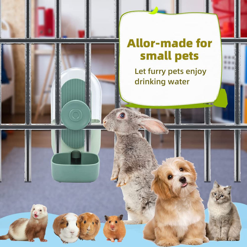 Rabbit Water Bottle, Guinea Pig Water Bottle,28oz Hanging Fountain Automatic Dispenser No Drip Water Bowl for cage - BeesActive Australia