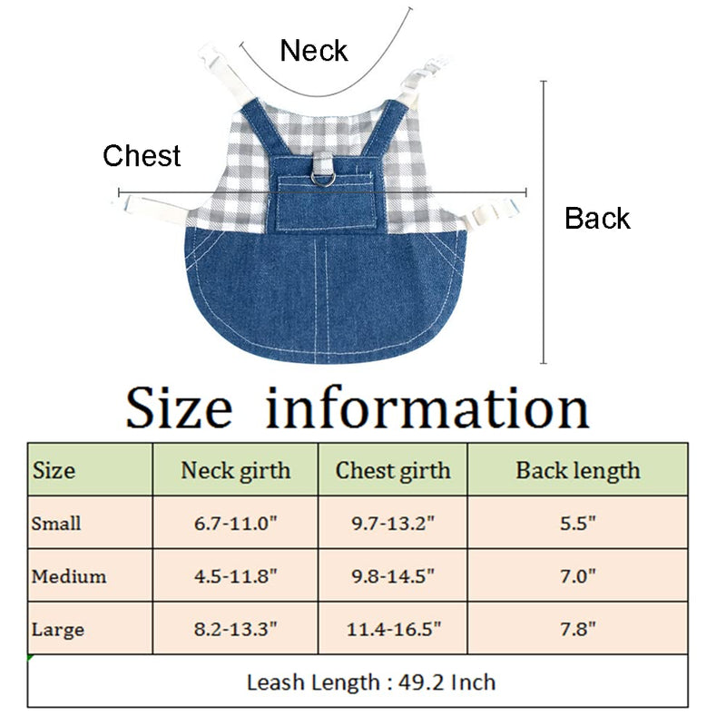 2 PCS Rabbit Harness and Leash Small Animals Clothes Hooded Outfit for Bunny Guinea Pig Harness Small Pet Hoodies for Kitten Tiny Puppy Adult Hedgehog and Other Small Breeds (A, Large) A - BeesActive Australia