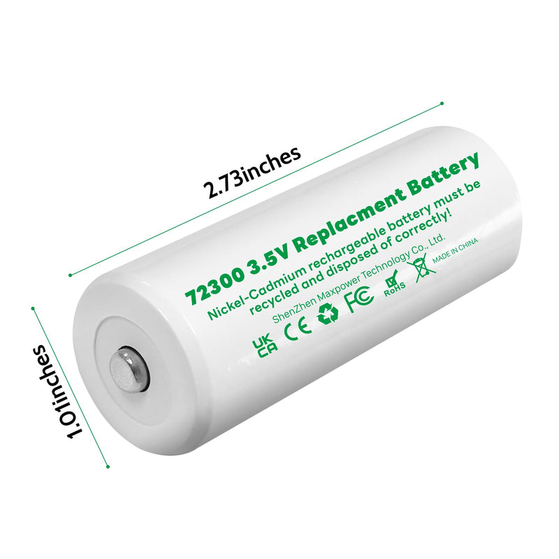 Replacement Battery for Welch Allyn 72300 3.5V 1500 mAh Rechargeable Battery - BeesActive Australia