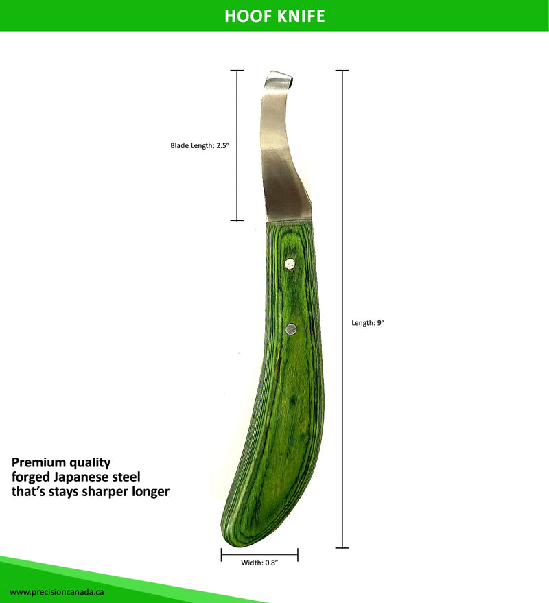 Farrier Tools Super Sharp Hoof Knife - Green and Blue Hoof Knife - BeesActive Australia