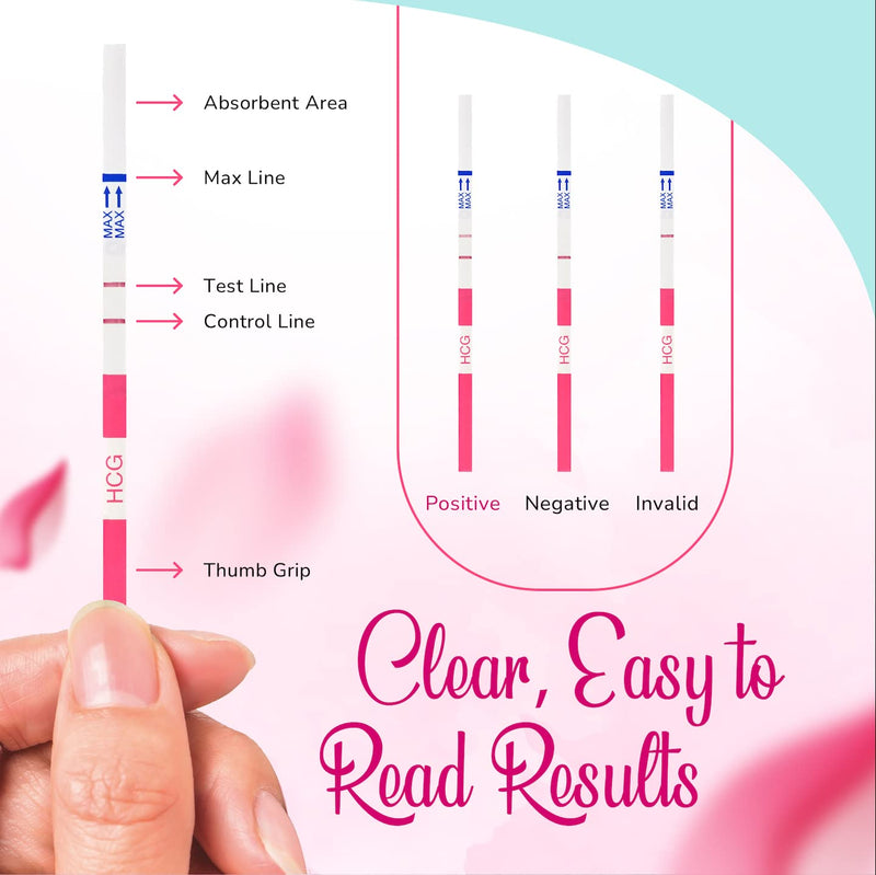 Clinical Guard 35 Pregnancy Tests Strips and 40 Ovulation Test Strips Fertility Kit and Early Detection OPK LH HCG Combo Pack - BeesActive Australia