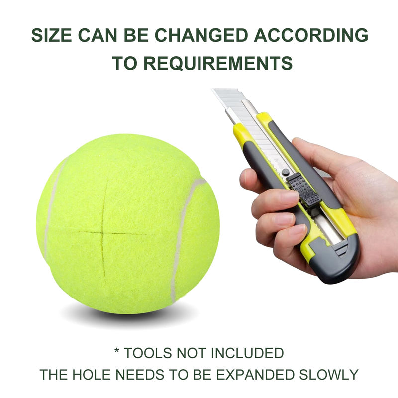 ANCKNE Walker Tennis Balls Precut Tennis Balls for Walkers 4PCS Walkers Legs Universal Precut Glide Balls, Heavy Duty Long Lasting Felt Pad Glide Coverings Yellow