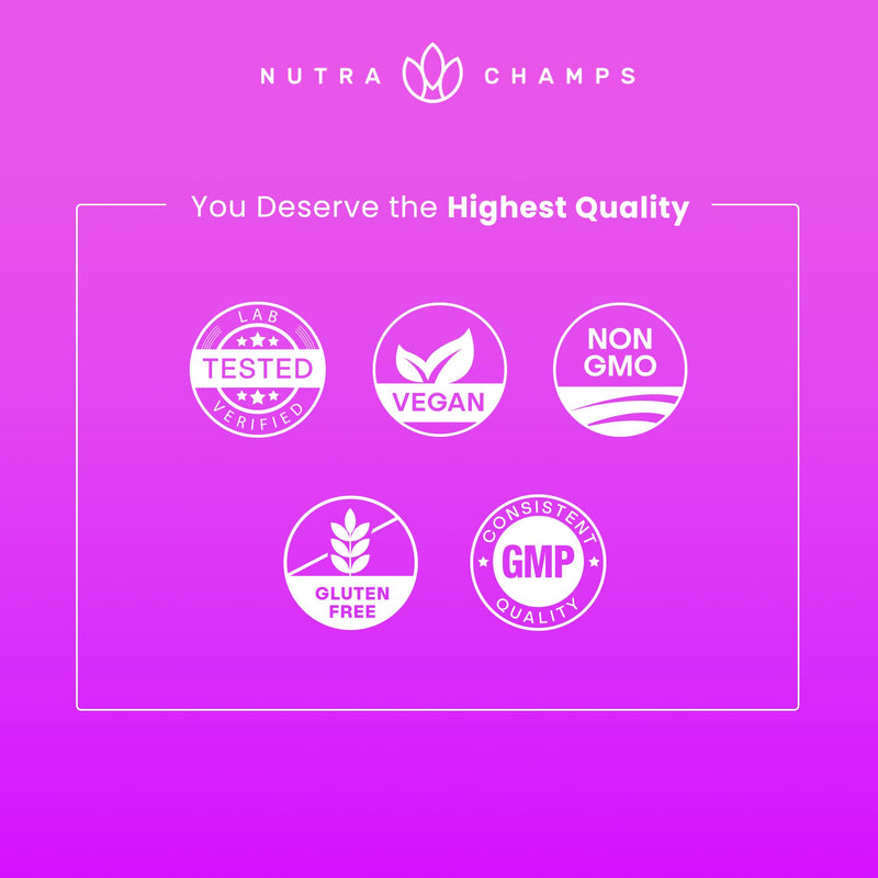 NutraChamps Sugar Free Biotin Gummies 10000mcg [High Potency] - Healthy Hair, Skin & Nails for Women, Men & Kids - 5000mcg in Each Gummy - Vegan Hair Health Vitamins Supplement - Raspberry (2-Pack) 60 Count (Pack of 2)