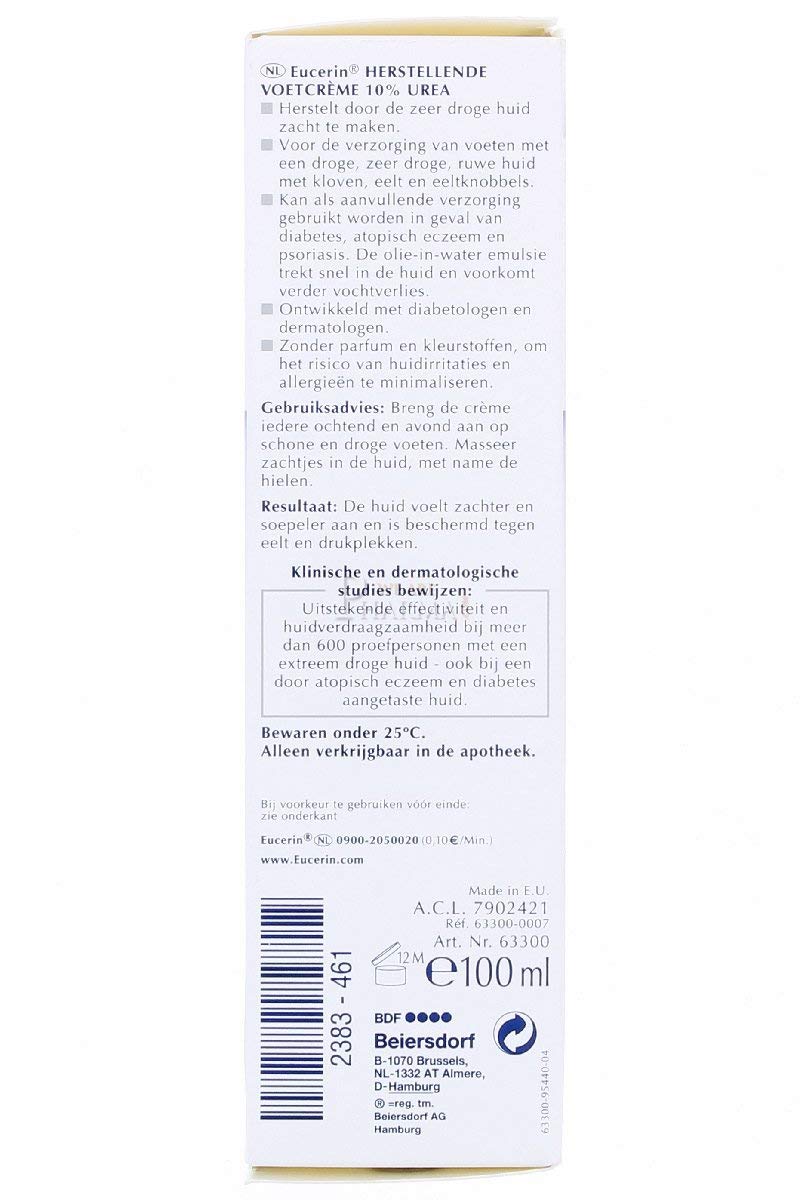 Eucerin UreaRepair Plus Foot Cream 10% Urea 100ml - BeesActive Australia