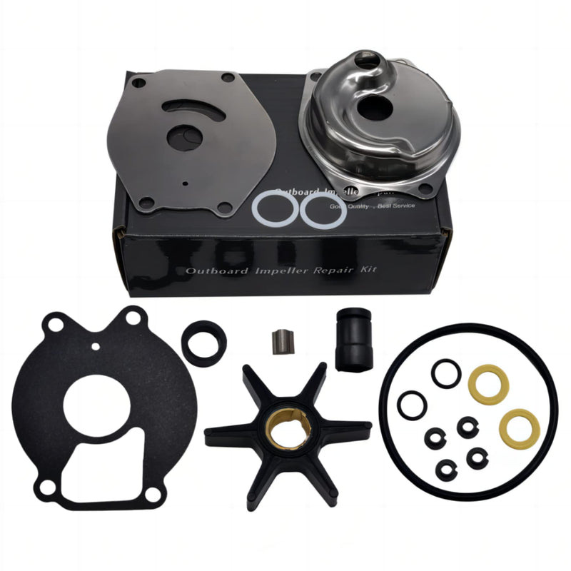 99157T2 Water Pump Repair Kit for Mercury Marine 2 Stroke 15-25 HP 4 Stroke 9.9-15 HP 46-99157T2 9.9, 15, 18, 20, 25 HP
