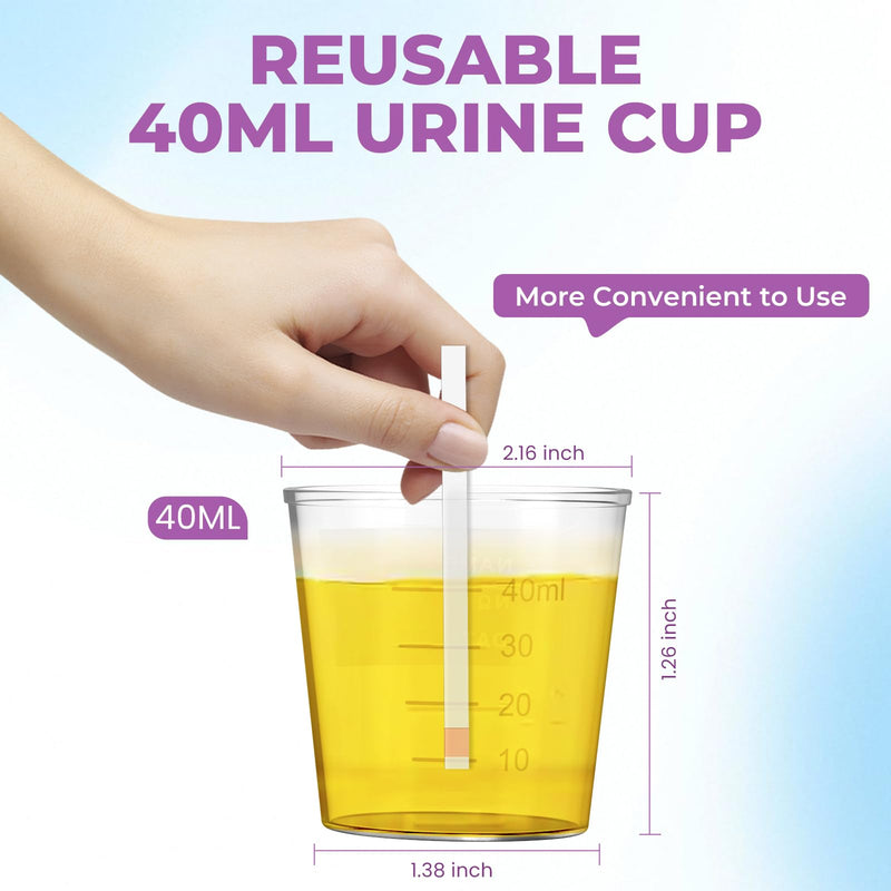 BACNUNN Ketone Test Strips - Upgraded 200 Keto Sticks Urine Test for Ketogenic & Low-Carb Diets with Urine Cup - Ketosis Home Urinalysis - BeesActive Australia