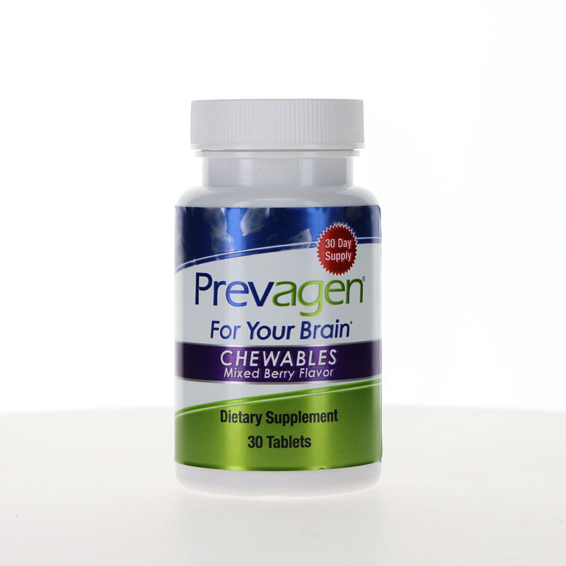 Prevagen Regular Strength Mixed Berry Chewables with Storage Box, 1-Pack | For Your Brain, 1 Month Supply, 10mg Apoaequorin, 50mcg Vitamin D3, 30 Tablets per Bottle 30 Count (Pack of 1)