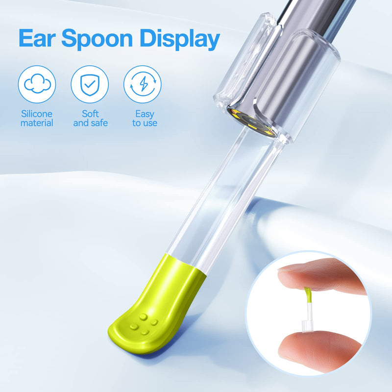 ScopeAround Ear Spoon with Ear Camera Otoscope Accessories, Compatible with Digital Otoscope, Includes 9 Speculums, 4 Ear Picks, and 1 Pack of Q-Tips, Lens Diameter: 3.9mm - BeesActive Australia