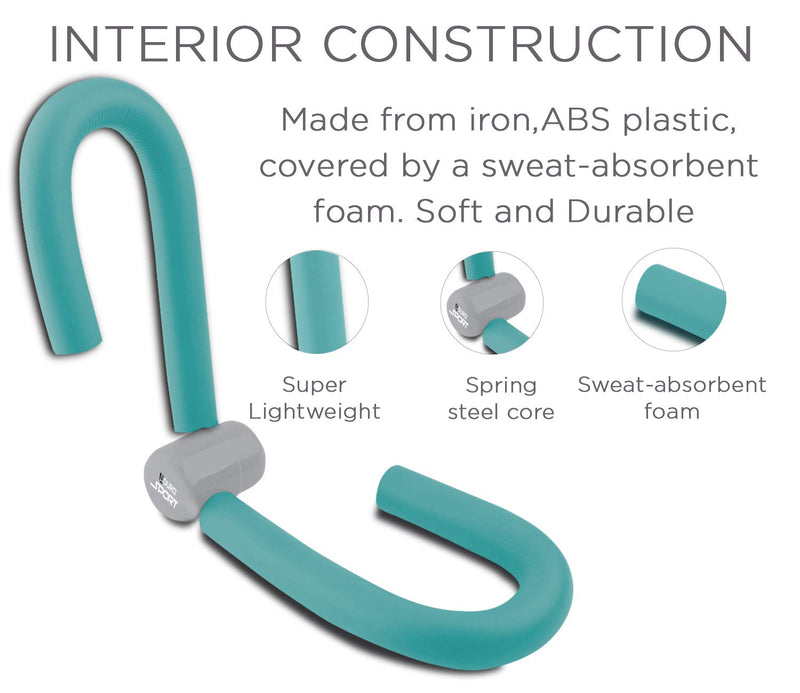 Aduro Sport Inner Thigh Exercise Equipment for Women, Full Size Thigh Toner Leg Exercise Trainer [Improved Version] Teal