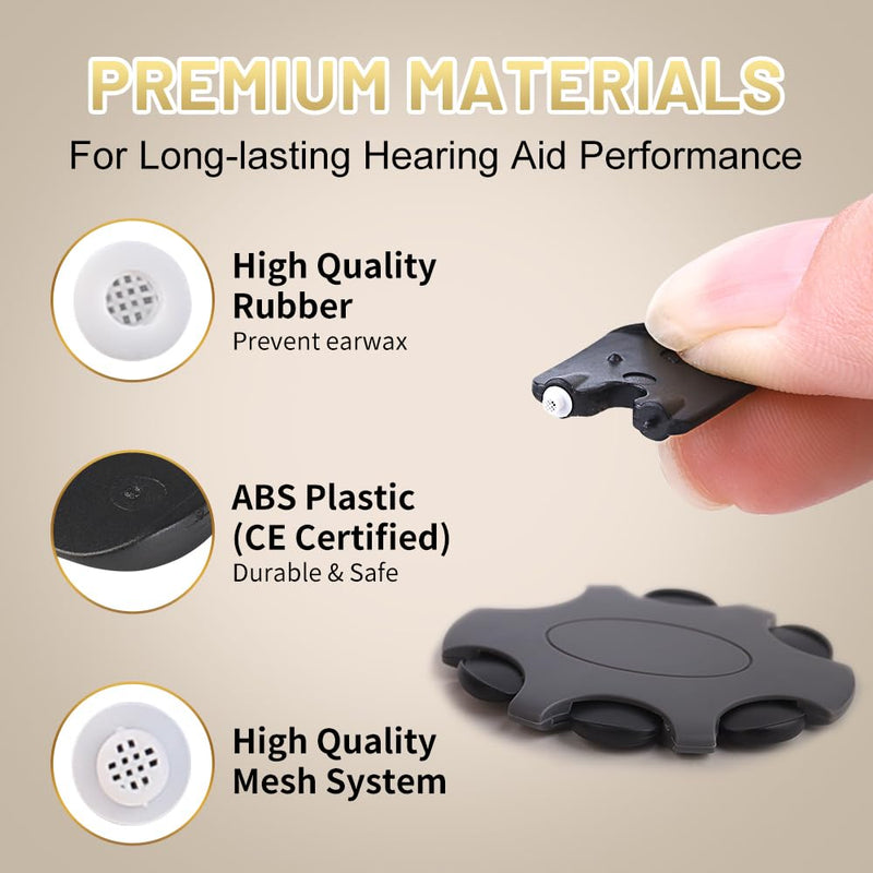 Genuine Hearing Aid Wax Guards for Oticon Prowax Minifit, Oticon Prowax Filters Oticon, Oticon Hearing Aid Supplies, Oticon Accessories, Replacement Wax Filters(5 Packs/30 Pcs) 5 PACK - BeesActive Australia