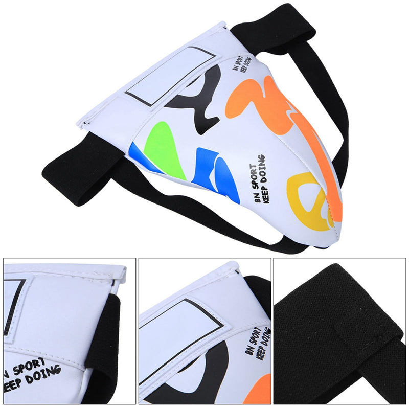VGEBY Children Jockstrap, Children Jockstrap Groin Guard Protective Gear for Boxing Taekwondo Training (White), VGEBY94oi5smznt-12