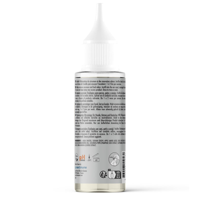 Dermoscent Essential OTO Ear Cleaner for Dogs, Cats, and Rabbits | 100% Natural Formula with Hemp Seed Oil, Gentle Earwax Removal, Odour Control, Ideal for Sensitive Ears