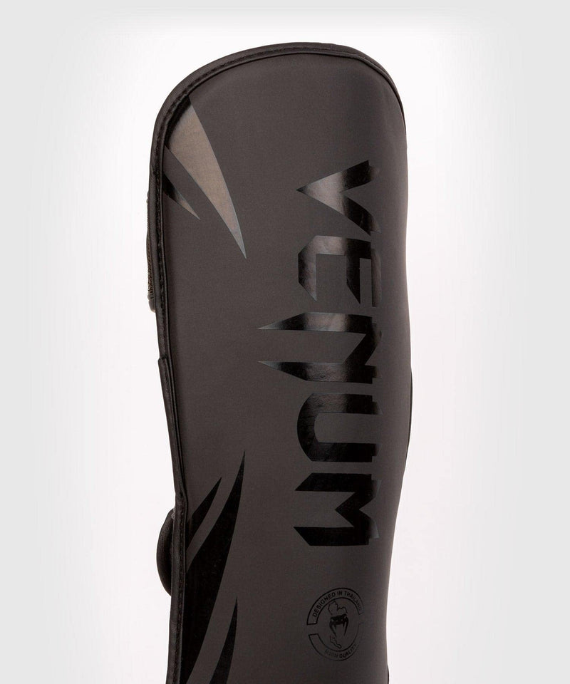 Venum Challenger Kids Shin Guards Medium Black/Black - BeesActive Australia