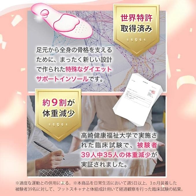 [Set of 2] Pit Sole, Insole, Beautiful Legs, Posture Support, Beautiful Posture Insole, Unisex, Standing Work, Stress Reduction, Arch Support, Size Adjustment, Insole, Ultra Lightweight [S] - BeesActive Australia
