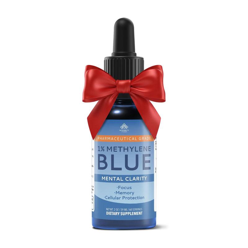 Methylene Blue Drops 1% Solution – Methylene Blue Pharmaceutical Grade, High Purity Water-Based Formula | 60ml Dropper Bottle (1-Pack) | Lab Tested & Made in USA