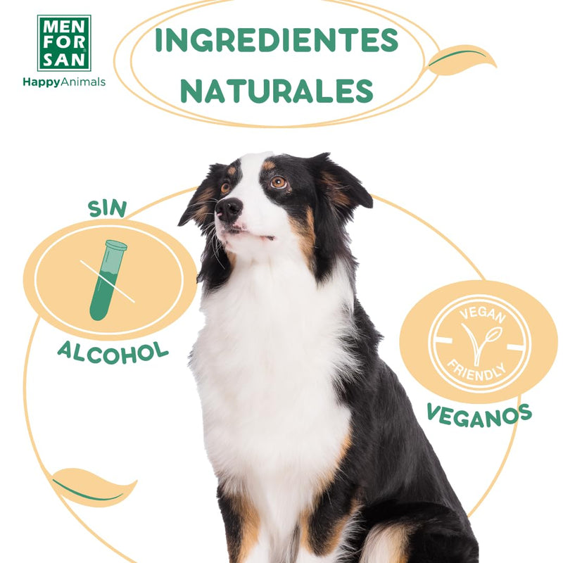 MENFORSAN Cologne for dogs vanilla and orange 125ml, sweet, fruity and long-lasting aroma 125 ml (pack of 1) - BeesActive Australia