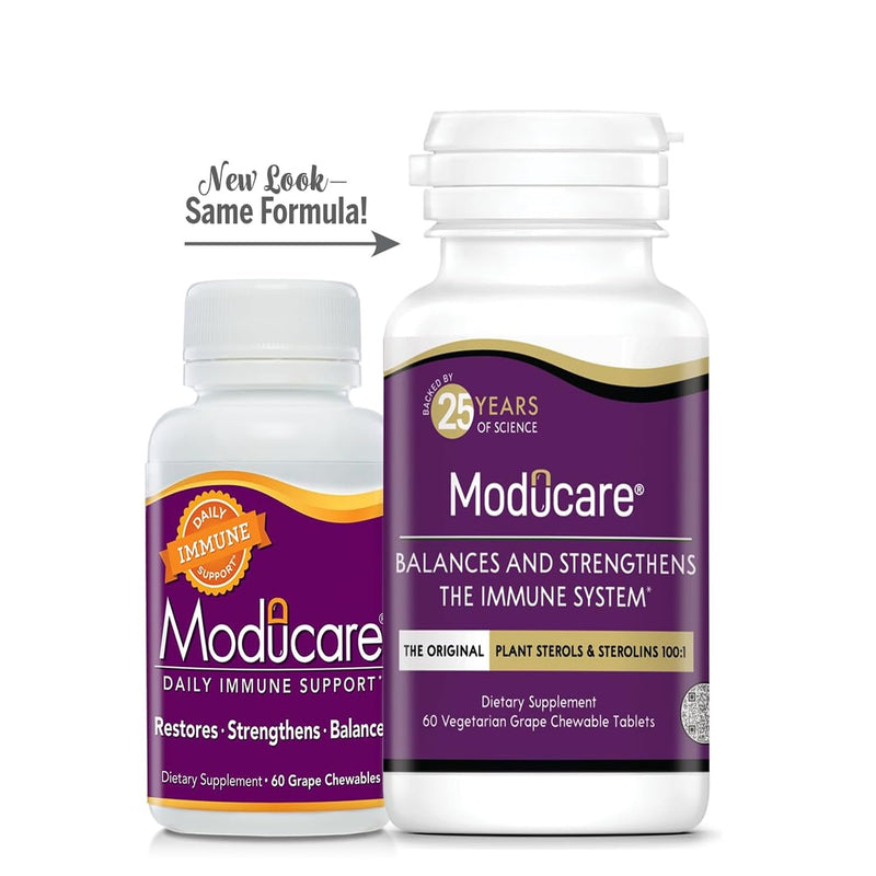 Moducare Daily Immune Support, Plant Sterol Dietary Supplement, Grape flavored , 120 chewable tablets 120 Count (Pack of 1)
