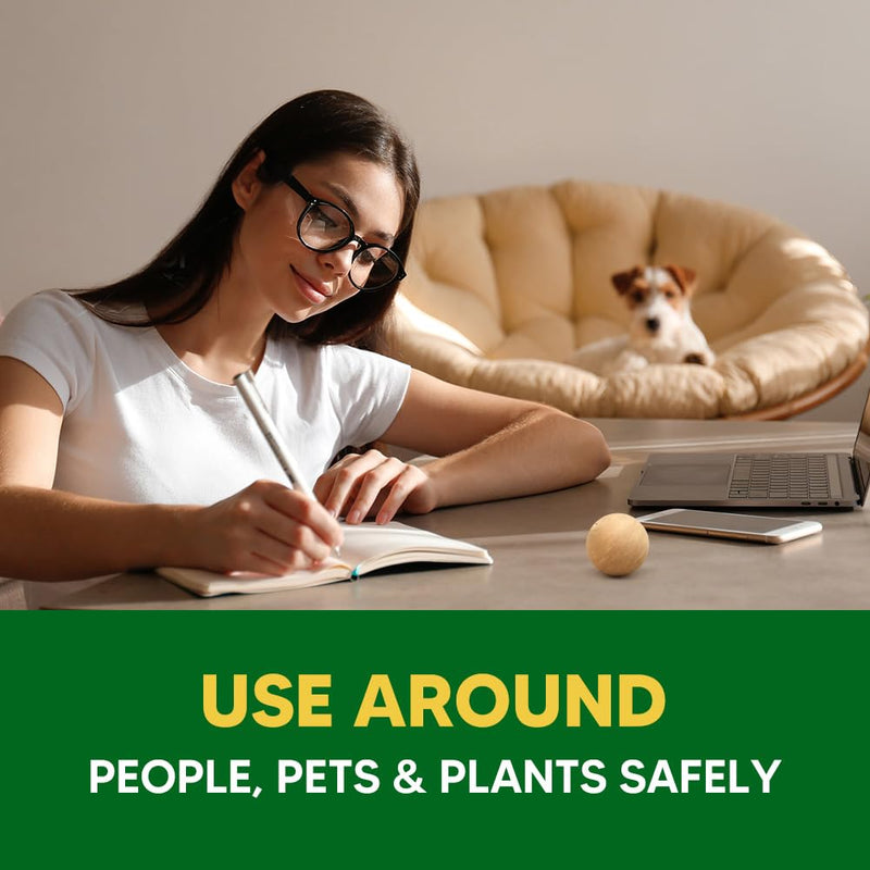 Dog Repellent for Yard & Lawn, Dog Deterrentfor Garden and Entry Areas, Extended Use, Indoor & Outdoor Use, Covers 120 Sq Ft, 8 Packs