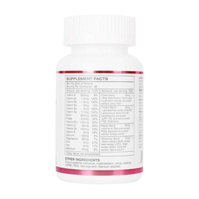 JulyDeer Multivitamin for Women 60 Tablets Complete Multimineral & Vitamin | A, C, D, E and B-Complex, Zinc & More for Lady Immunity, Hair, Skin & Nails, Digestion + Vegetarian ( 60 Count Pack of 2) 2 Bottles